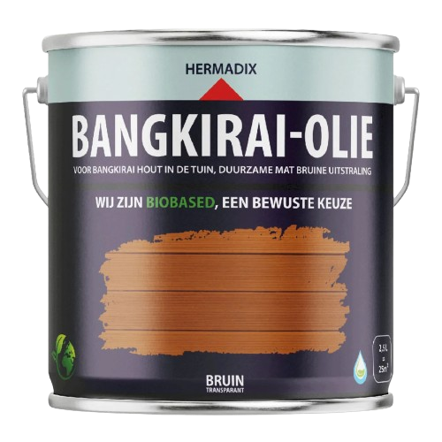 Hermadix Bangkirai Olie (Transparant Bruin)
