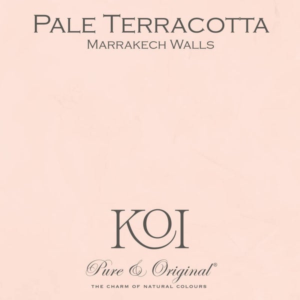 Pure & Original Marrakech Walls Beton of Tadelakt look  Pale Terracotta