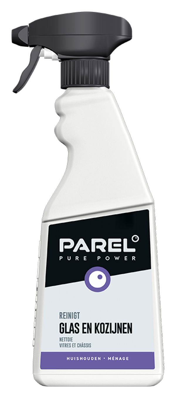 Parel Pure Power Reinigt Glas en Kozijnen