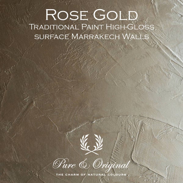 Pure & Original Traditional Paint High Gloss Elements Rose Gold