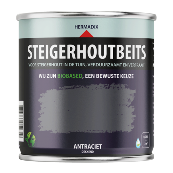 Hermadix Steigerhoutbeits (Antraciet)
