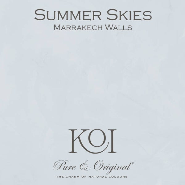 Pure & Original Marrakech Walls Beton of Tadelakt look  Summer Skies