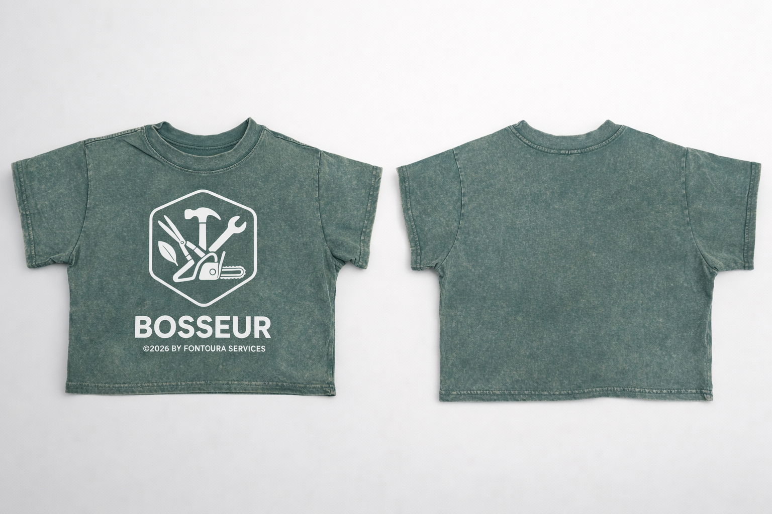 T-shirt croc top femme Bosseur – 100% coton – style street cocooning