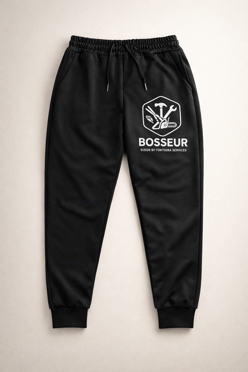 Pantalon de survêtement BOSSEUR – Noir