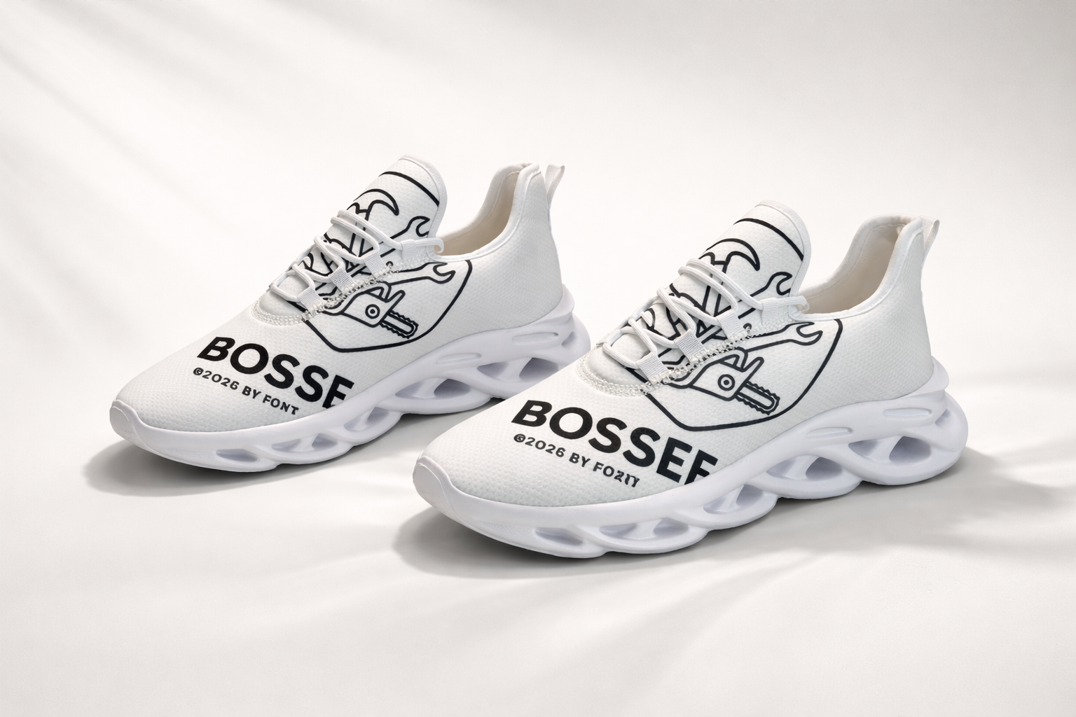 Baskets Bosseur® Streetwear Modèle exclusif personnalisé