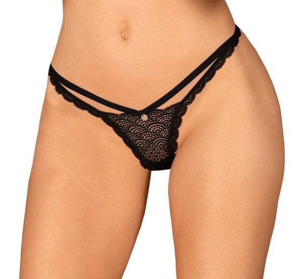 String aus feiner effektvoller Spitze