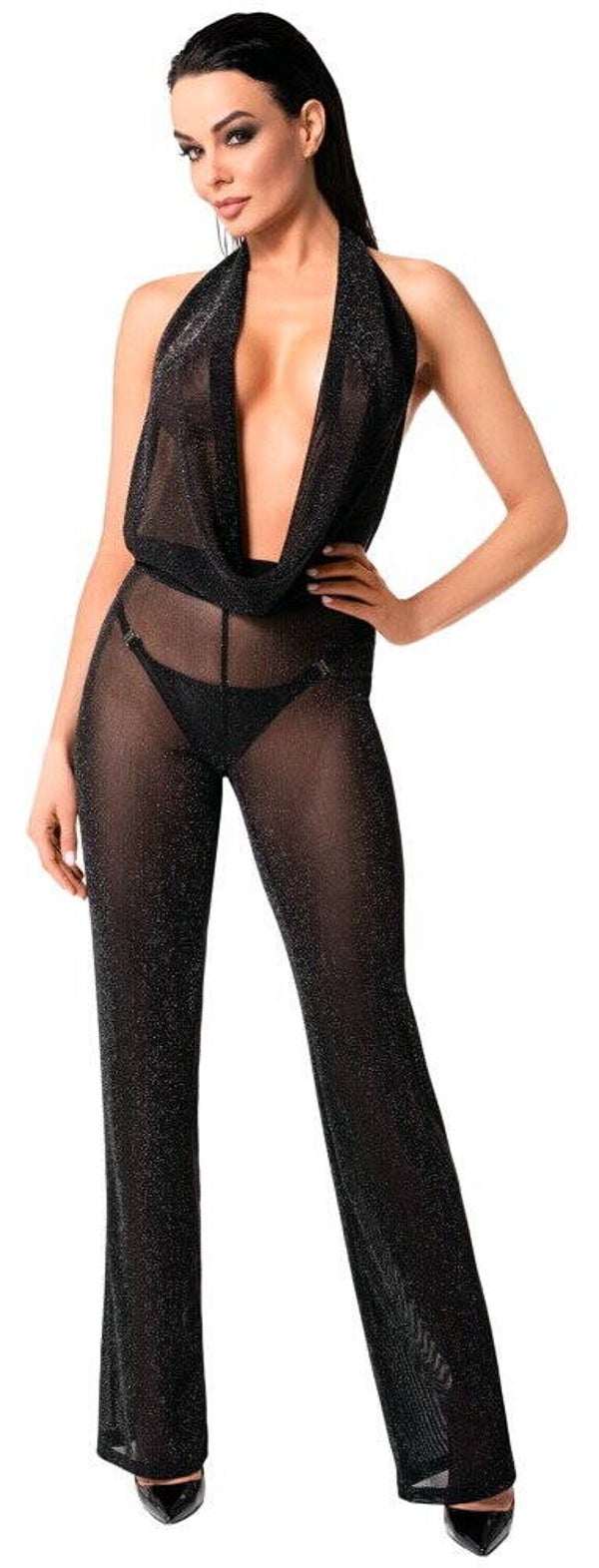 Transparenter Neckholder-Overall