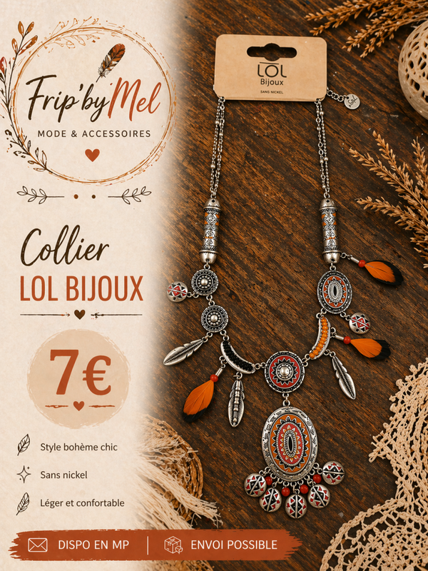 Collier bohème chic