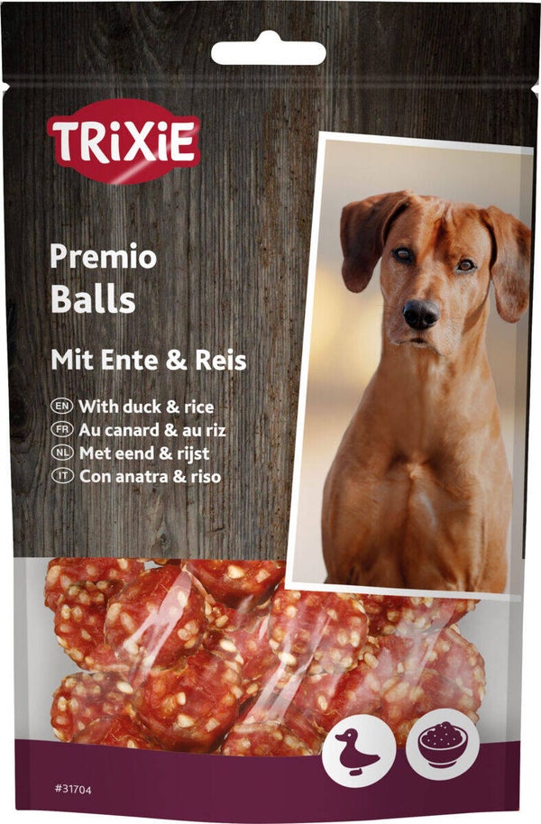 Trixie Premio Balls Ente + Reis 80 g Hundeleckerli
