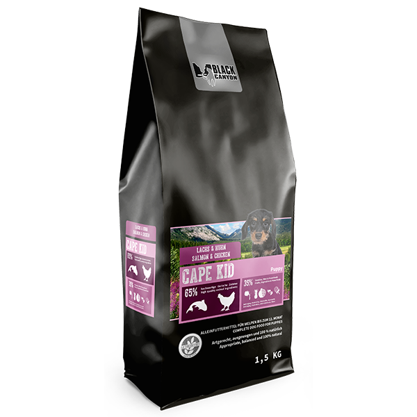 BLACK CANYON Cape Kid Puppy small/medium - Lachs & Huhn 1,5kg Hundefutter