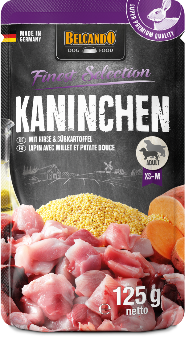 Belcando Kaninchen mit Hirse & Süßkartoffel 125g Hundenassfutter
