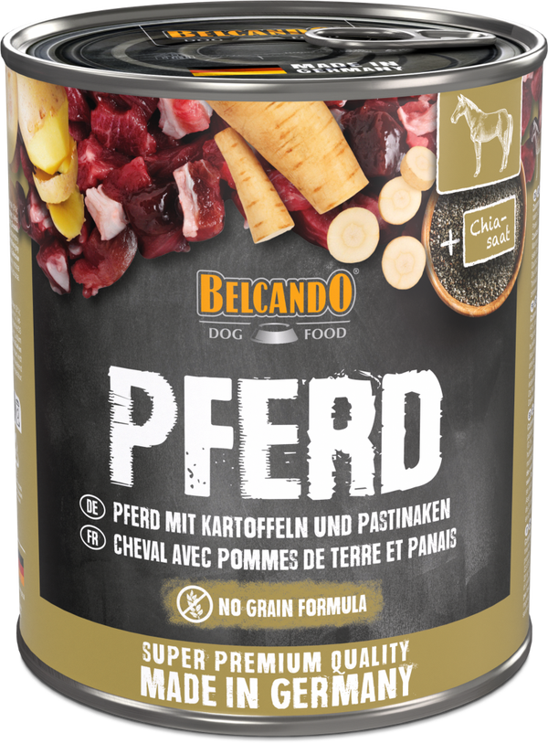 Belcando Pferd mit Kartoffeln und Pastinaken 800g Hundenassfutter