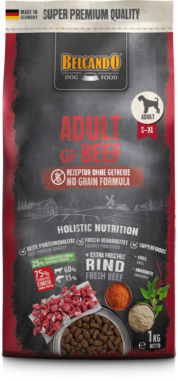 Belcando Adult GF Beef 1kg Hundefutter