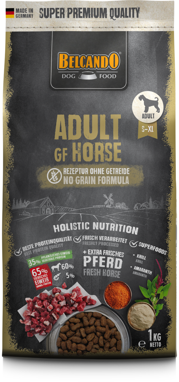 Belcando Adult GF Horse 1kg Hundefutter
