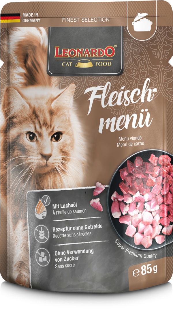 Leonardo Finest Selection Fleischmenü 85g Katzennassfutter