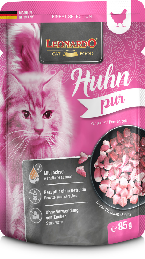 Leonardo Finest Selection Huhn pur 85g Katzennassfutter