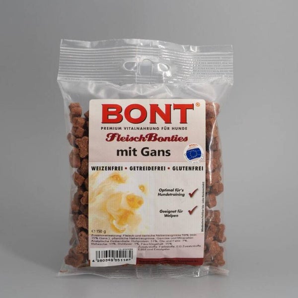 Fleisch Bonties mit Gans, 150 g Hundeleckerli