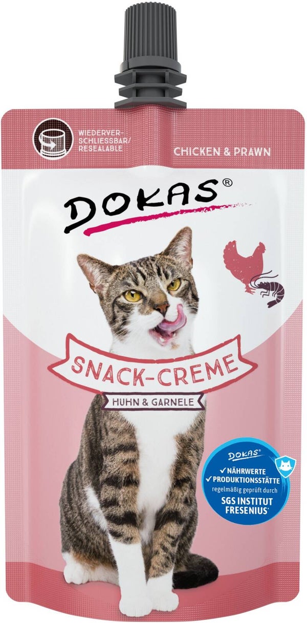 Snack-Creme Huhn & Garnele 90 g Katzenleckerli