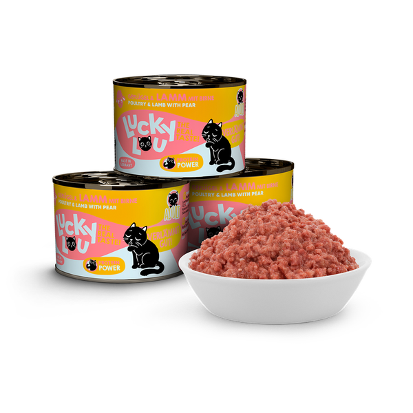 Lucky Lou® Lifestage Adult Geflügel & Lamm 200g Katzennassfutter