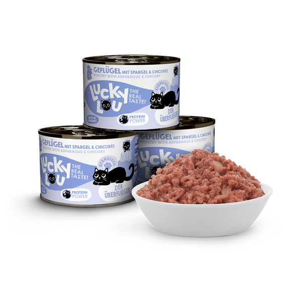 Lucky Lou® Lifestage Sterilized Geflügel 200g Katzennassfutter