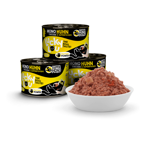 Lucky Lou® SuperMono Huhn 200g Katzennassfutter
