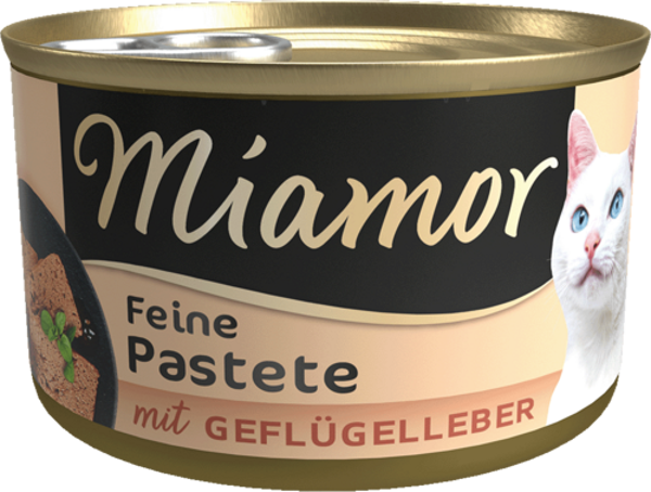 Miamor Pastete Geflügelleber   |  Dose   |  85g Katzennassfutter