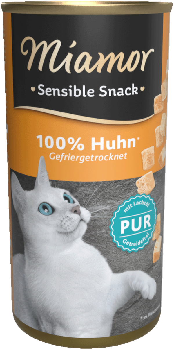 Miamor Sensible Snack Huhn Pur   |  Dose   |  30g Katzenleckerli