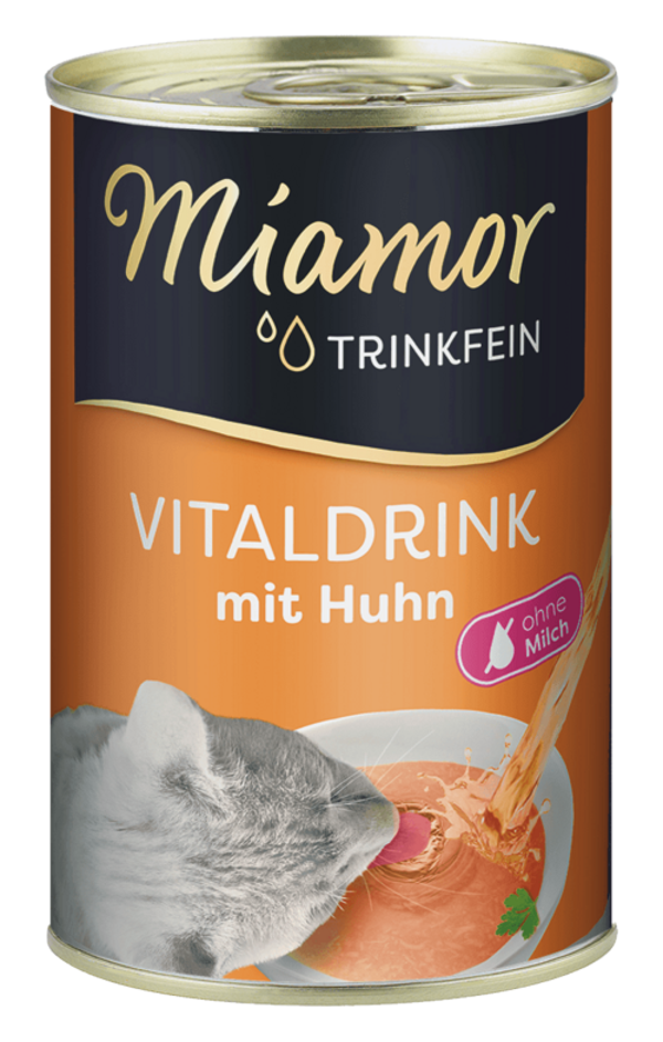 Miamor Trinkfein Vitaldrink mit Huhn   |  Dose   |  135ml Katzennassfutter