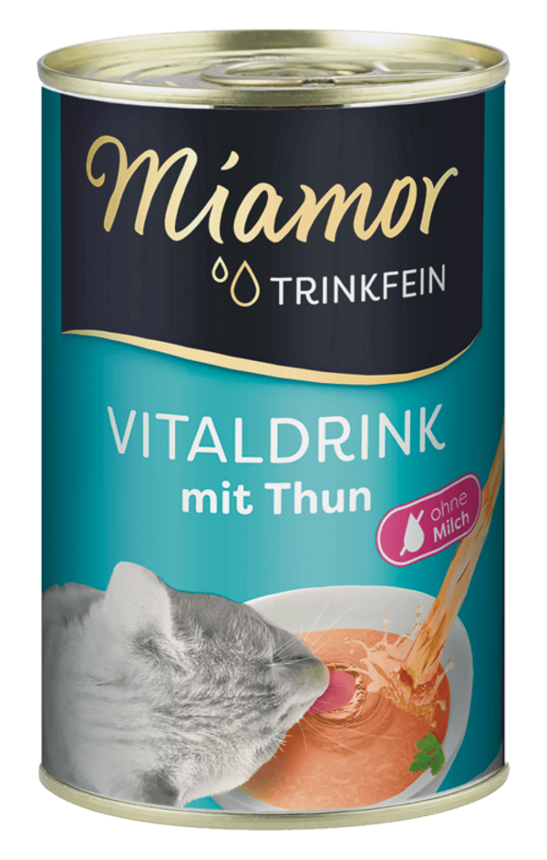 Miamor Trinkfein Vitaldrink mit Thun   |  Dose   |  135ml Katzennassfutter
