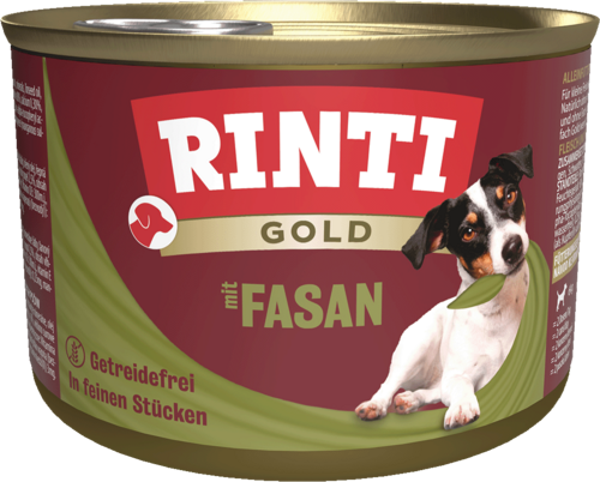 Rinti Gold Fasan   |  Dose   |  185g Hundenassfutter