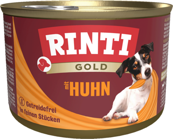 Rinti Gold Huhn   |  Dose   |  185g Hundenassfutter