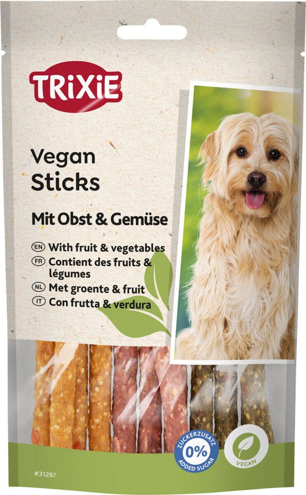Trixie Vegan Sticks mit Obst + Gemüse 100g Hundeleckerli