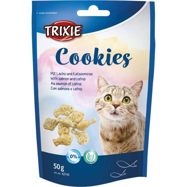 Cookies mit Lachs & Katzenminze 50g Katzenleckerli
