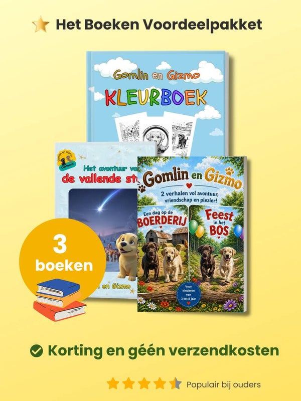 Drie boeken voordeelpakket van Gomlin en Gizmo