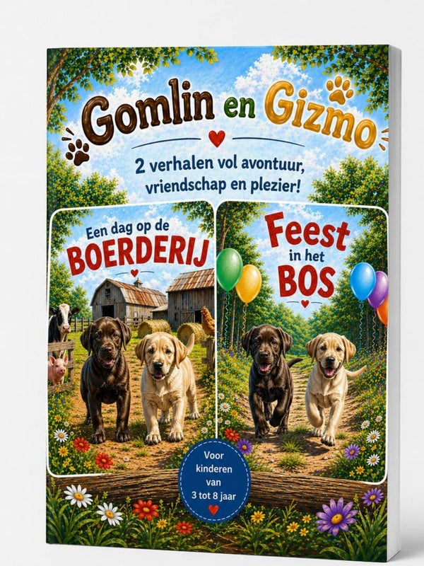 Het 2-in-1 prentenboek van Gomlin en Gizmo