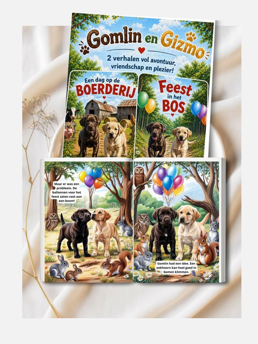 Pagina uit het prentenboek — verhaal 2