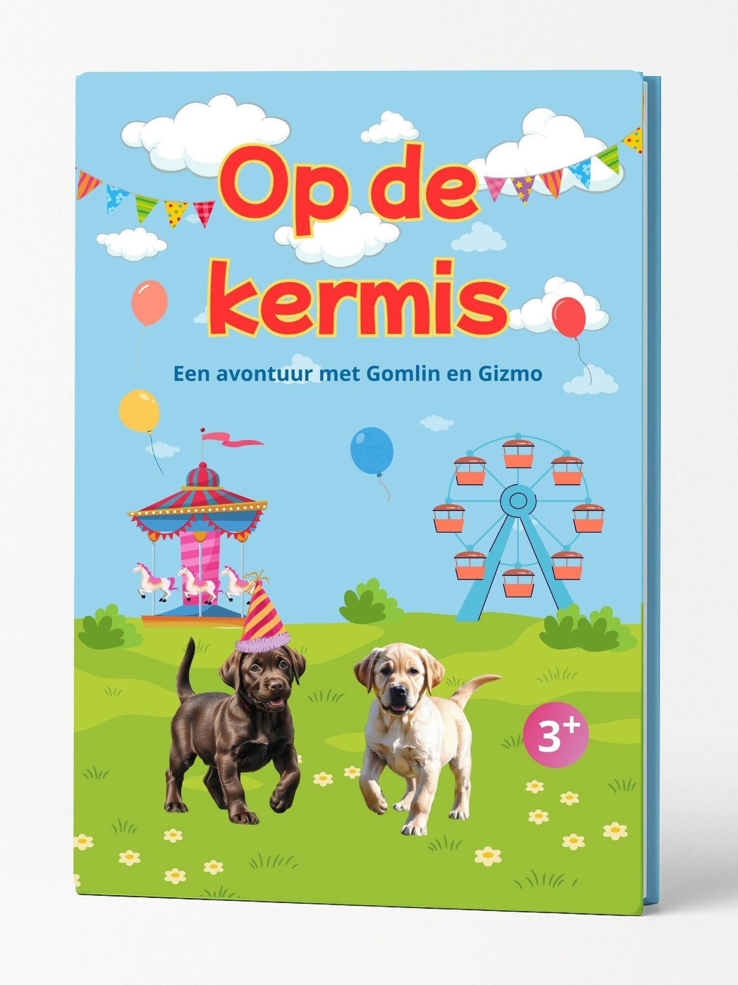 Het leesboek Op de kermis van Gomlin en Gizmo