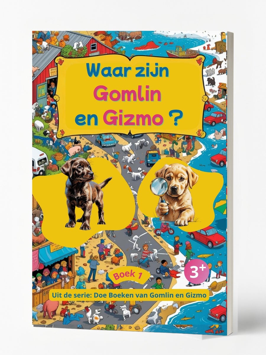 Het zoekboek van Gomlin en Gizmo — voorkant