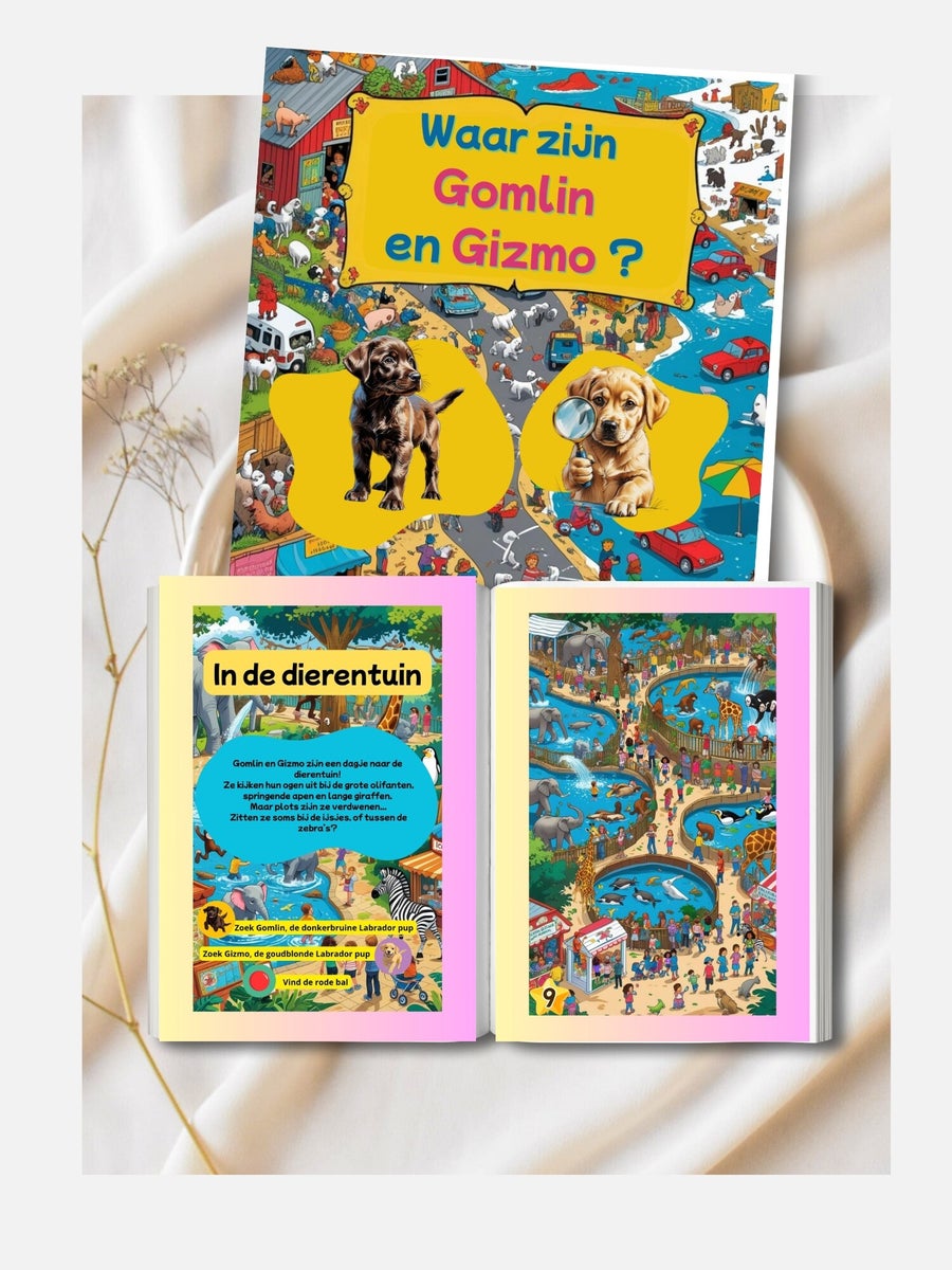 Het zoekboek van Gomlin en Gizmo — achterkant