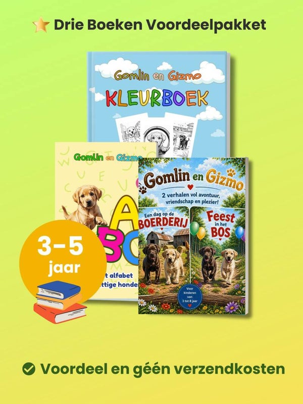 Drie boeken voordeelpakket van Gomlin en Gizmo