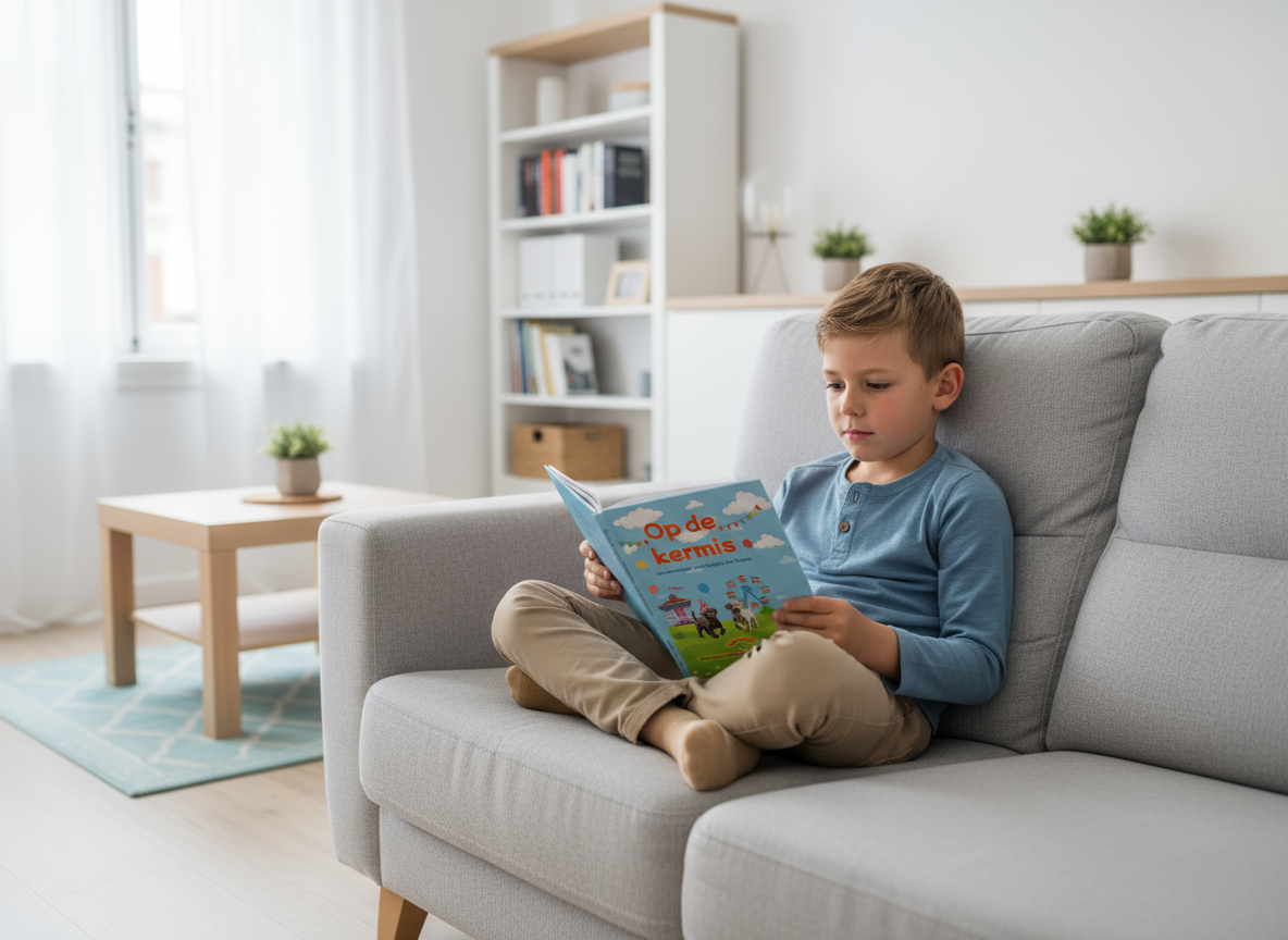 Child choosing a book