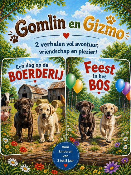 Het 2-in-1 Prentenboek van Gomlin en Gizmo — voorkant