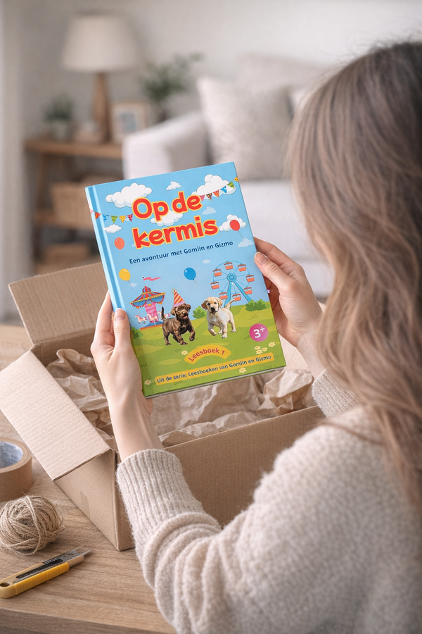 Op de kermis leesboek uitpakken