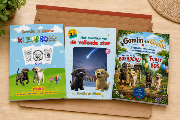 Drie boeken voordeelpakket cadeau voor 3 jaar