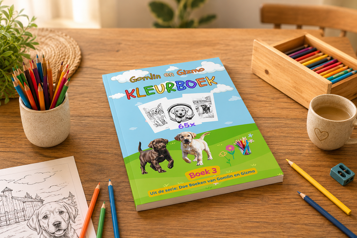 Het kleurboek van Gomlin en Gizmo als cadeau