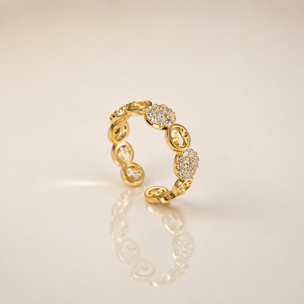 Ring "Hanna" vergoldet