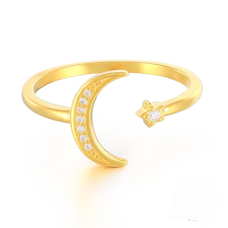 Ring "Moon" 18K vergoldet