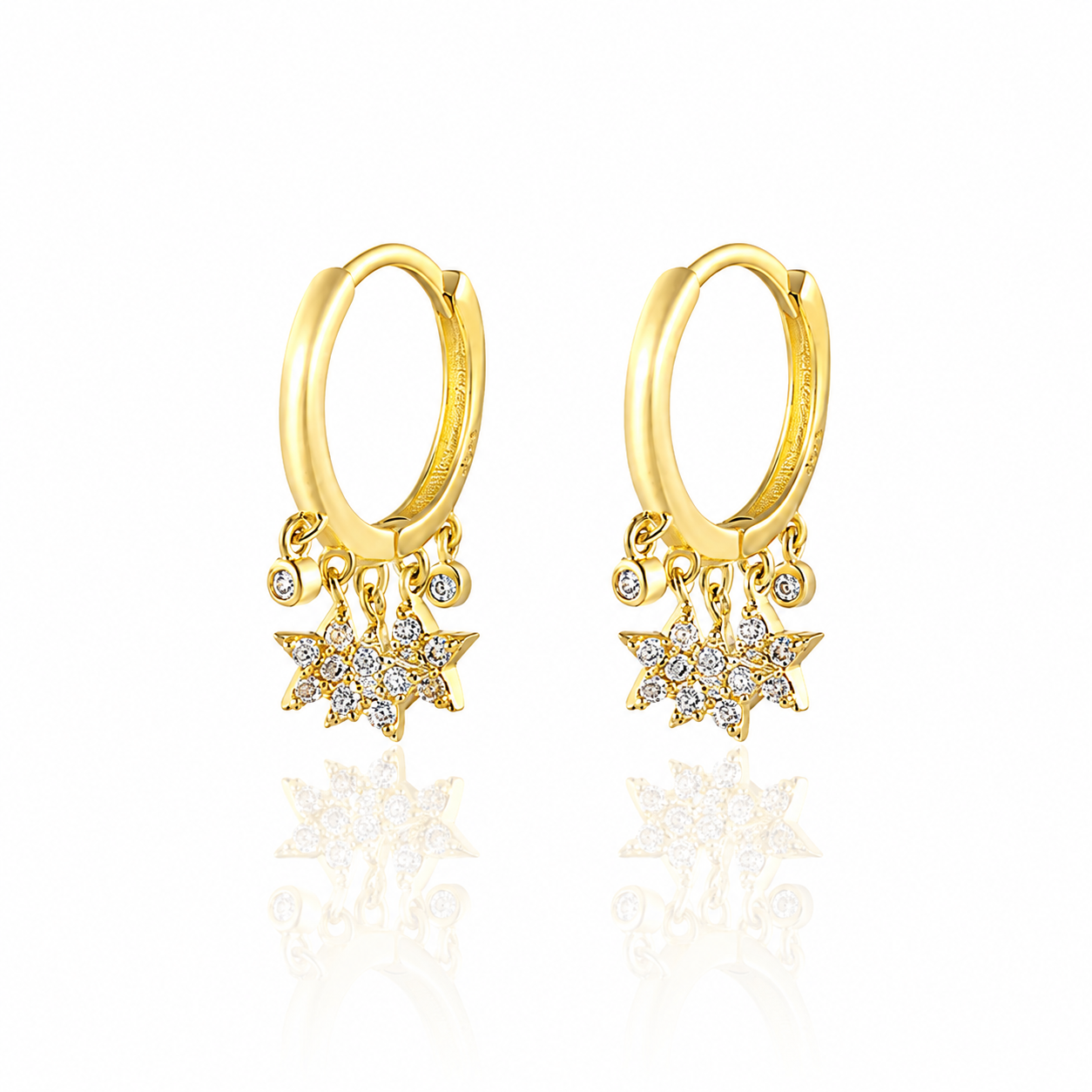Ohrringe "Nadine" 18K vergoldet