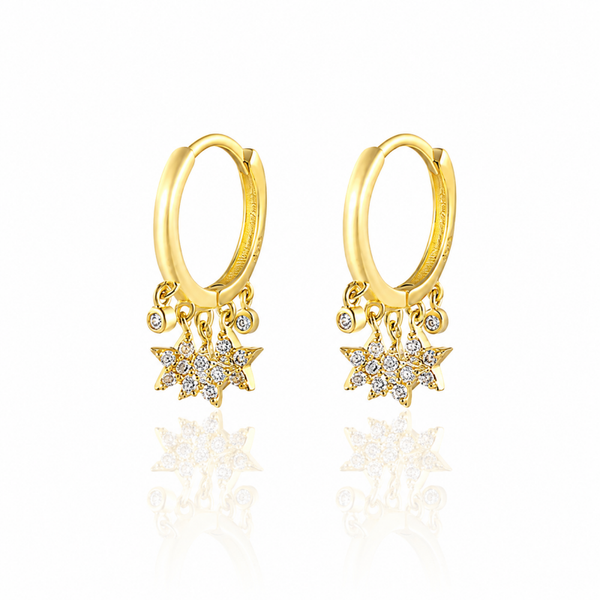 Ohrringe "Nadine" 18K vergoldet