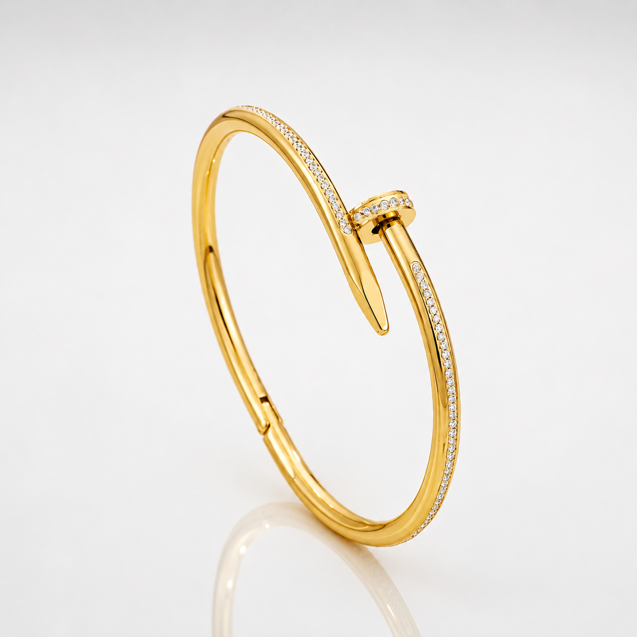 Armreif "Celine“ Gold Diamond
